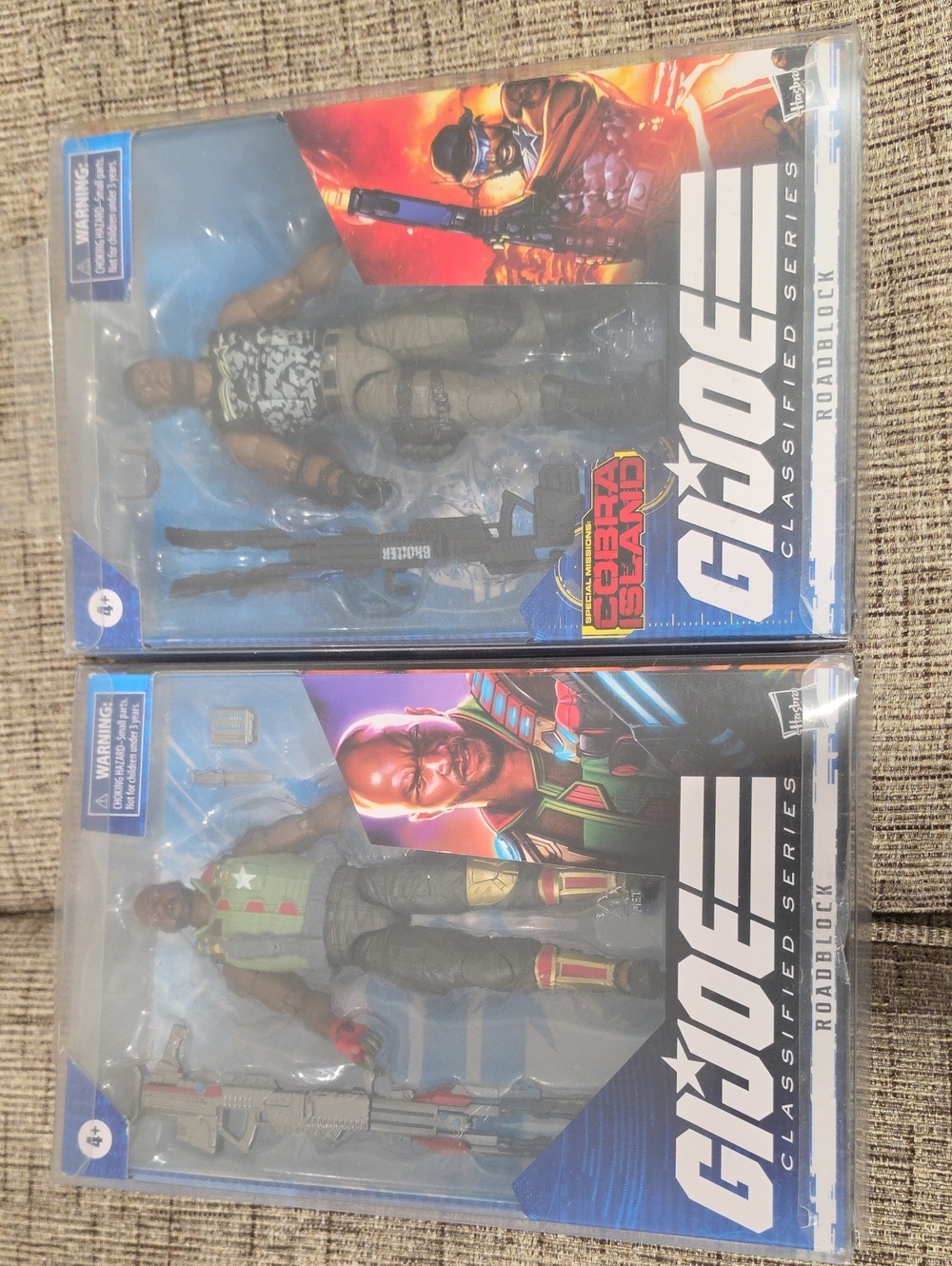 Hasbro G.I. Joe Classified Series Roadblock Figures - Blue Packaging